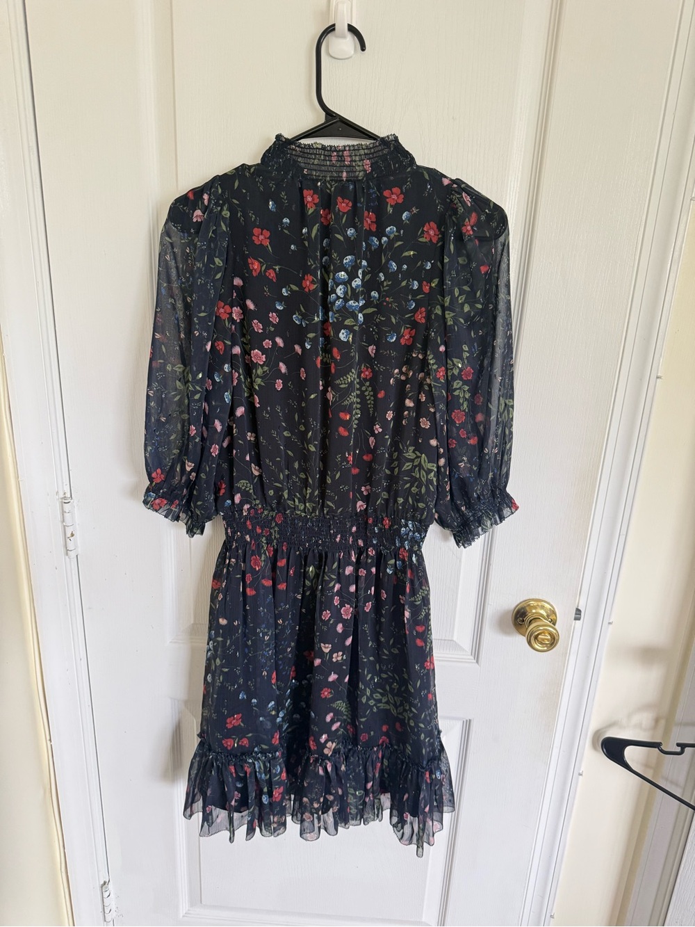 Joie NEW Shima High Neck in Navy Midnight Floral - Picture 6 of 6